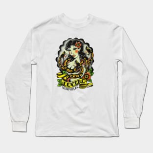 Lucero Band Logo Girl Hawaii Long Sleeve T-Shirt